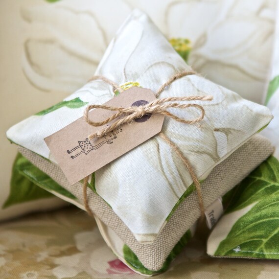 Lavender Drawer Sachets White Magnolia Etsy