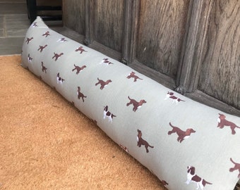 Spaniels Draught Excluder - Sophie Allport Spaniel Fabric