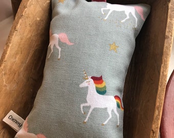 Lavender Sleep Pillow - Sophie Allport Unicorn Fabric