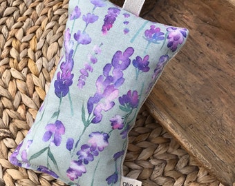 Lavender Drawer Sachets or Sleep pillow or cuddle cushion - Lavender print