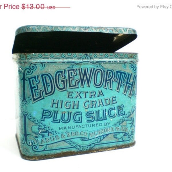 On Sale Vintage Tobacco Tin Edgeworth Brand