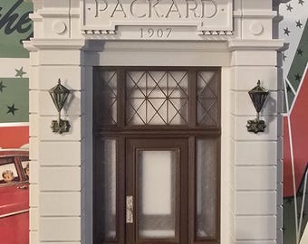 PREORDER - Packard Motor Car Company Factory Door Scale Model "The 1907"