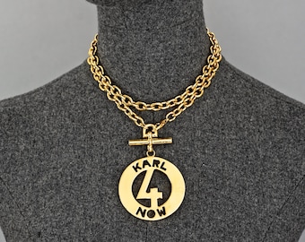 ネックレス・ペンダント KARL LAGERFELD HOTEL KARL NECKLACE NÁHRDELNÍK KARL LAGERFELD HOTEL KARL NECKLACE SILVER