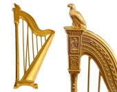 Vintage KARL LAGERFELD Harp Limited Edition Novelty Brooch