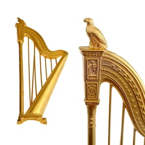 Vintage KARL LAGERFELD Harp Limited Edition Novelty Brooch