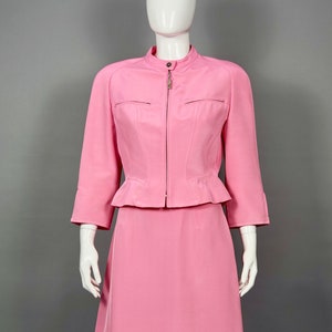 Vintage MUGLER Candy Pink Jacket Skirt Suit