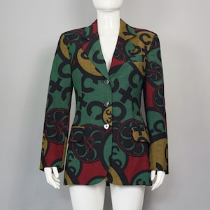 Chaqueta vintage con estampado gráfico MOSCHINO CHEAP and CHIC