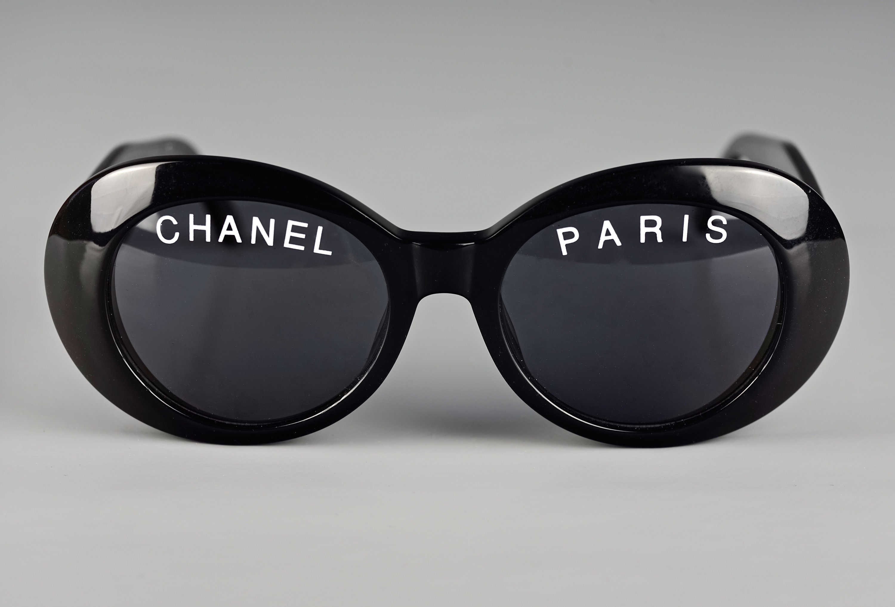 Vintage 1993 Iconic CHANEL PARIS Spelled Black Sunglasses - Etsy Vintage 1993 Iconic CHANEL PARIS Spelled Black Sunglasses - Etsy