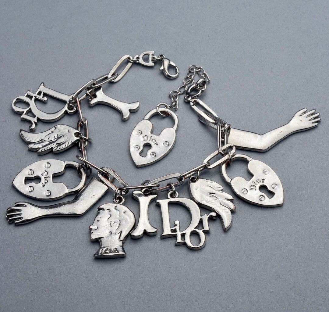 Vintage CHRISTIAN DIOR by GALLIANO Figural Charm Silver
