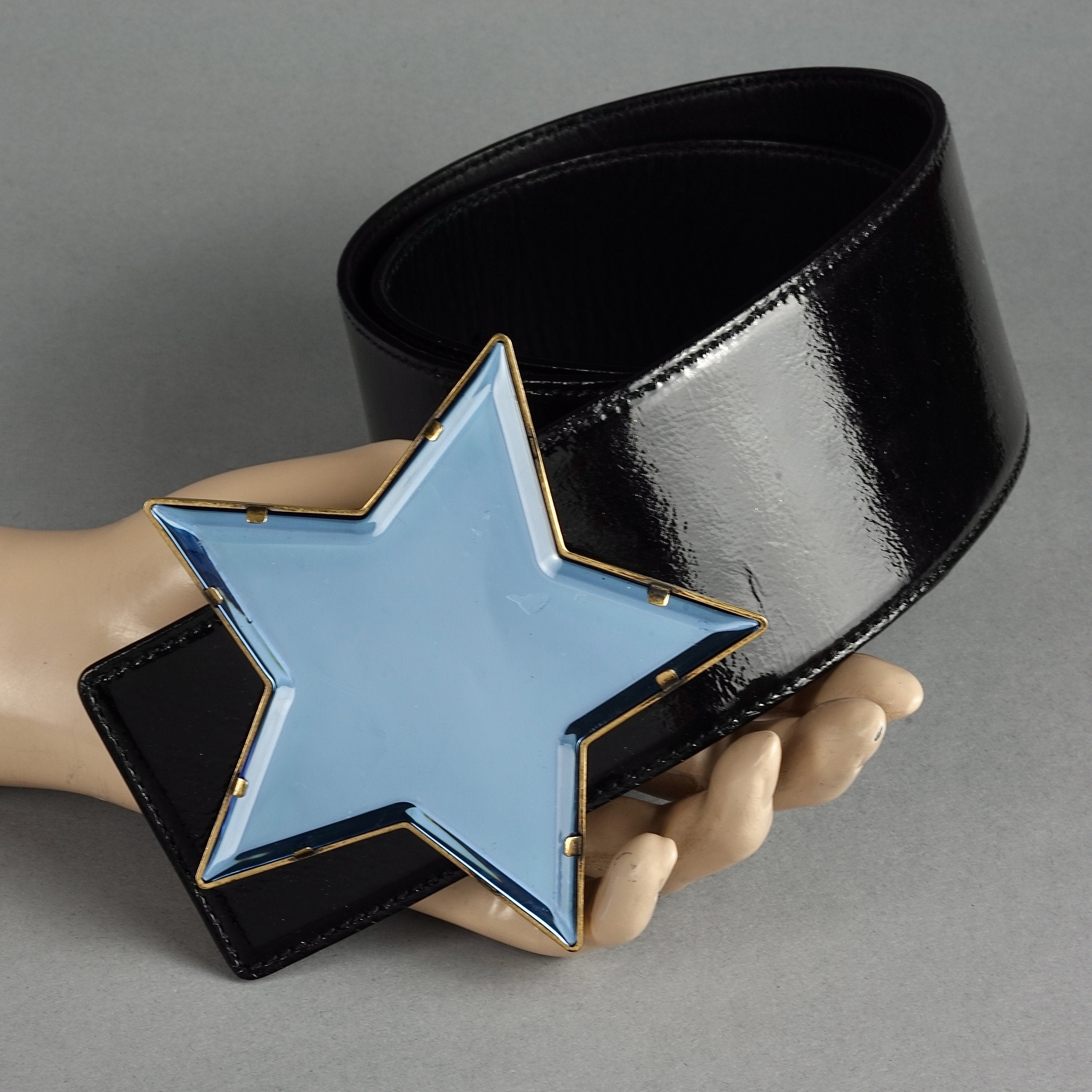 Vintage Massive YVES SAINT LAURENT Ysl Star Mirror