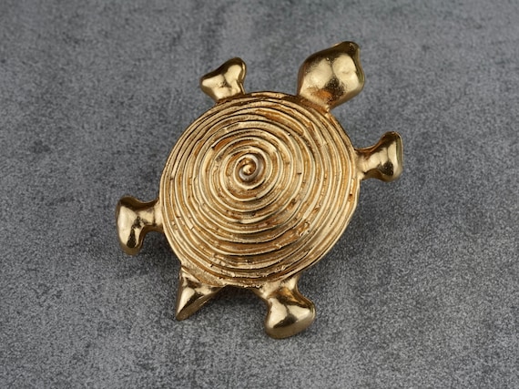 Vintage EDOUARD RAMBAUD Turtle Brooch