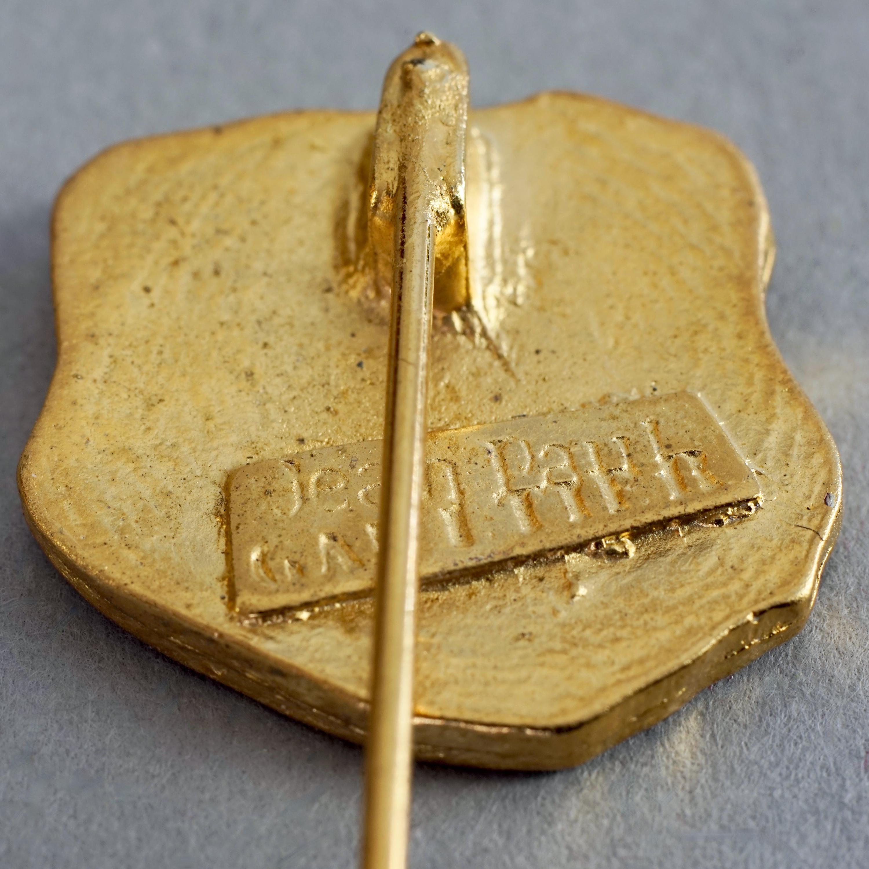 ゴルティエ　ブローチ ヴィンテージ ジャンポール・ゴルチエ Jpg ロゴ ハットスティック