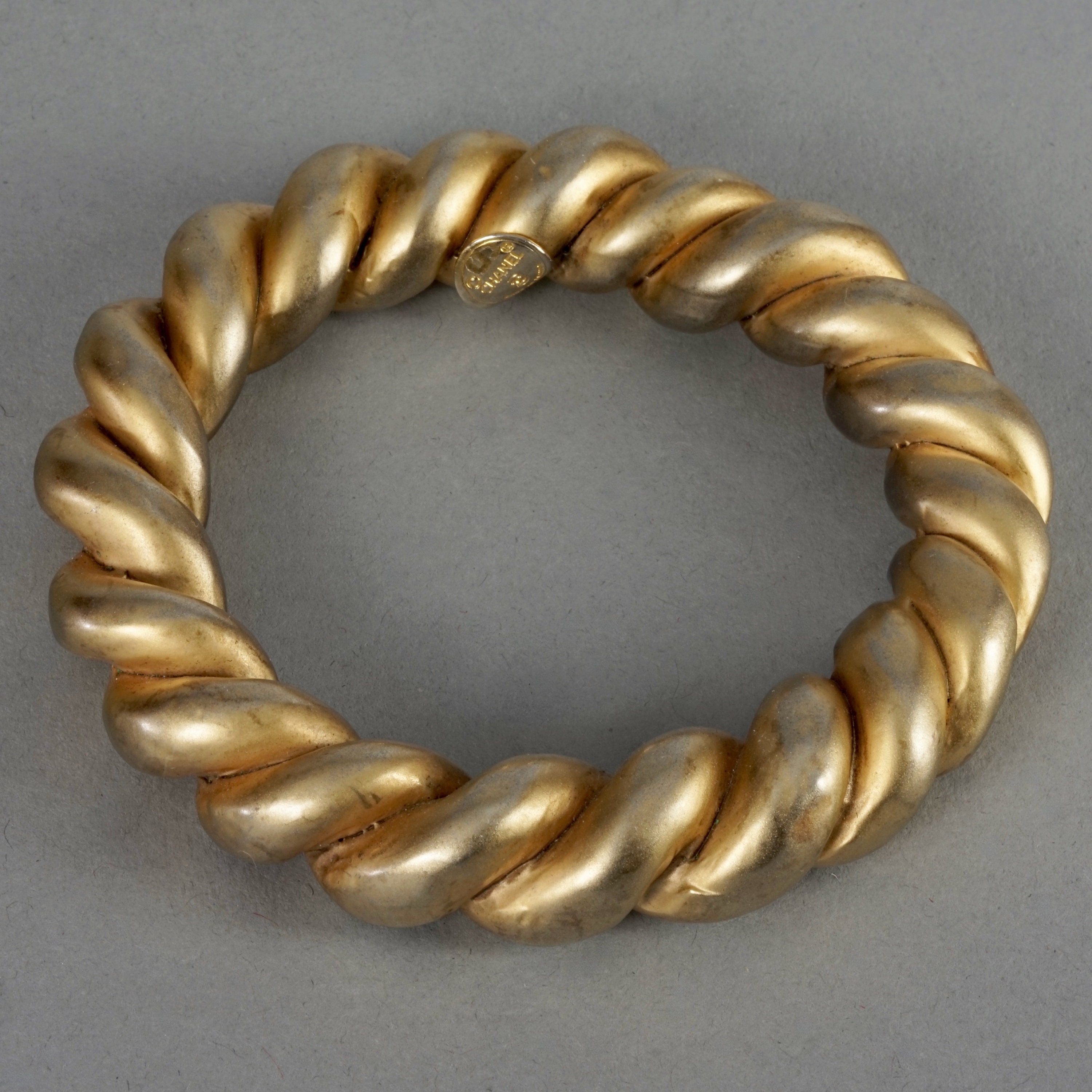 Vintage CHANEL by VICTOIRE De CASTELLANE Twisted Rope Bangle