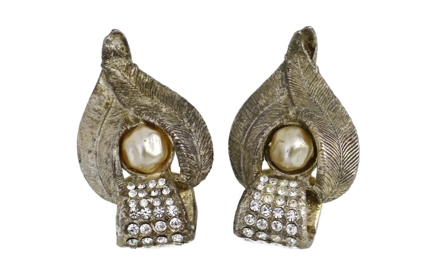 Boucles D'oreilles Vintage Claire Deve - Occasion En Bon état, Style Rétro