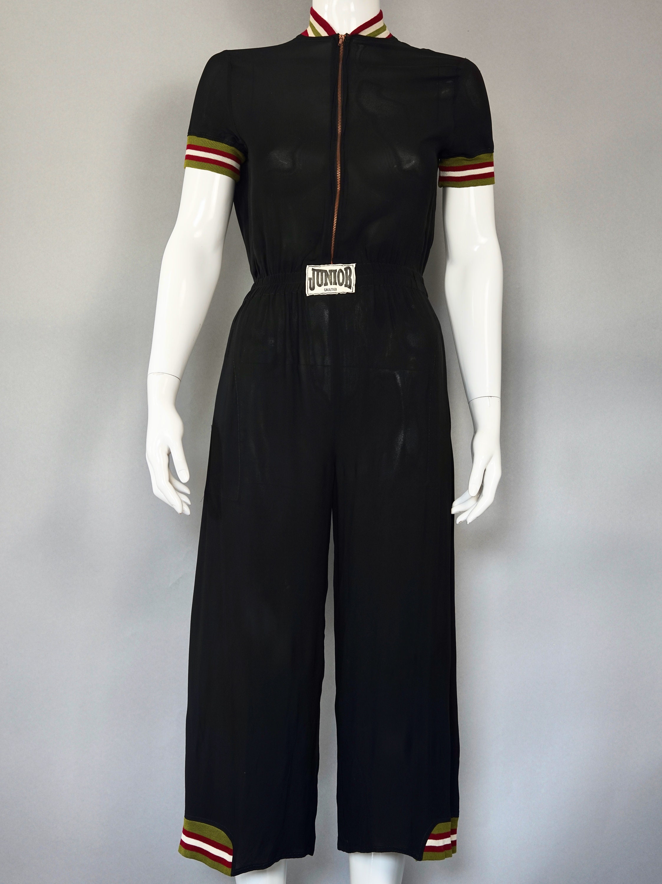 GAULTIER JEAN'S ブラックキャミソール GAULTIER JEAN'S ブラックキャミソール ジャンポールゴルチエ