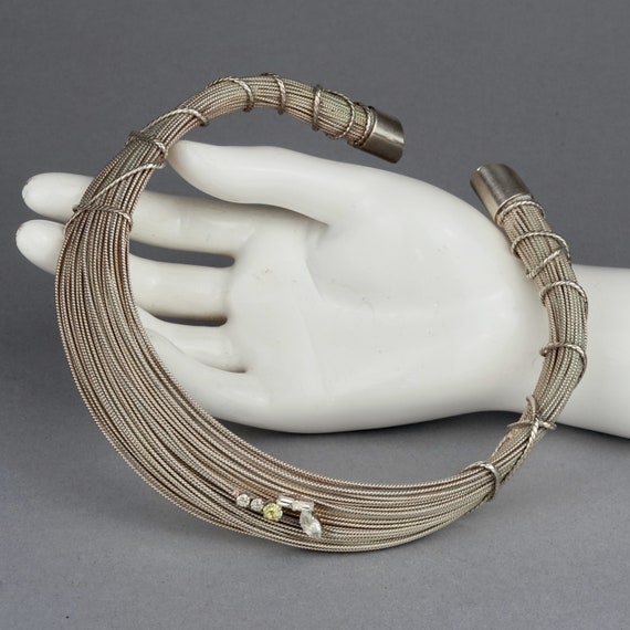 Vintage CHRISTIAN LACROIX Bundled Textured Wires … - image 7
