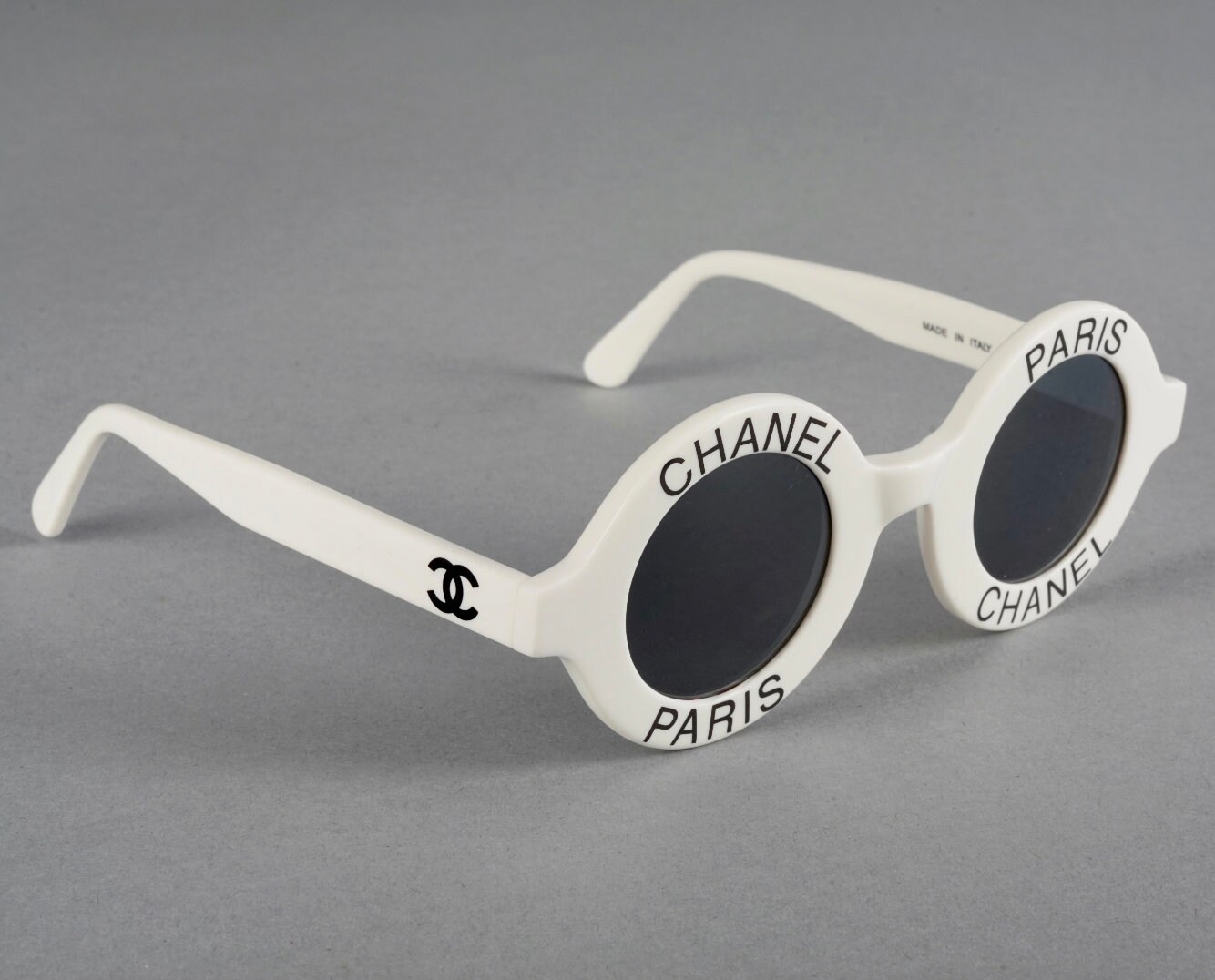 Chanel paris white sunglasses outlet