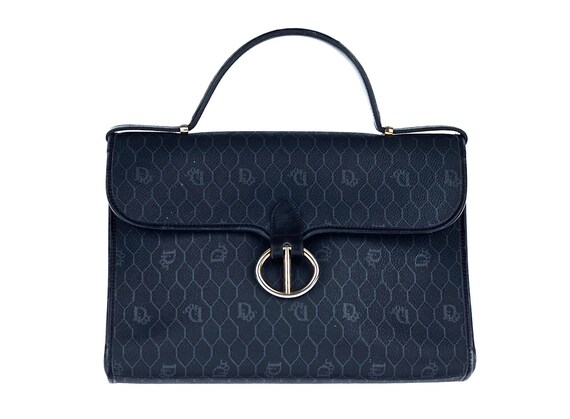 Vintage CHRISTIAN DIOR Logo Honeycomb Coated Monog