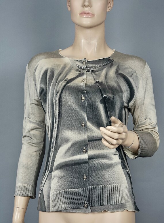 Vintage JEAN PAUL GAULTIER Trompe L'oeil Illusion