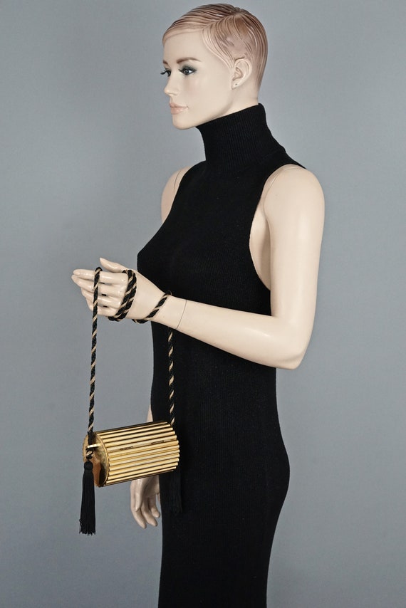 ysl gold tassel bolsa