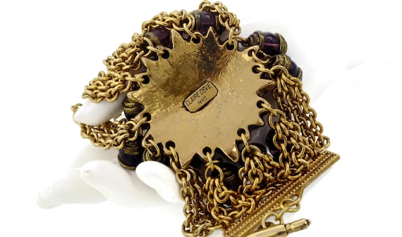 Vintage Massive Claire Deve Charm Bracelet - image 5