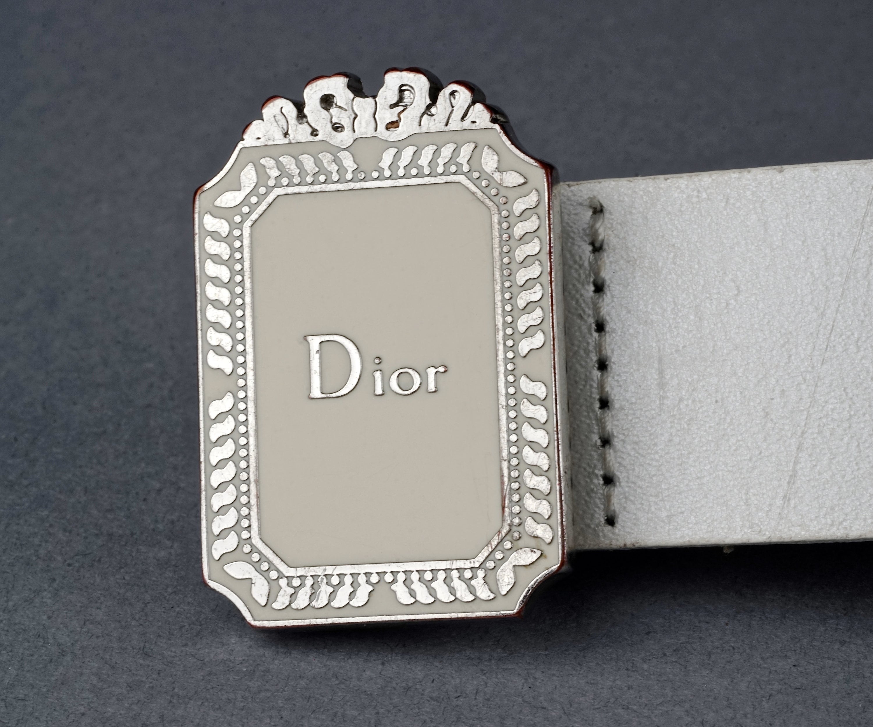 ディオール　ベルト　白　シルバー 楽天市場】Dior ディオール（カラーホワイト）（ベルト