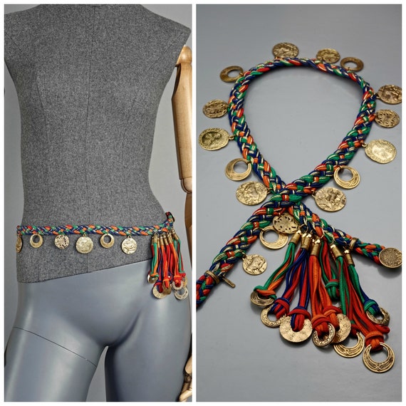 Vintage YVES SAINT LAURENT Ysl Russian Tassel Embl