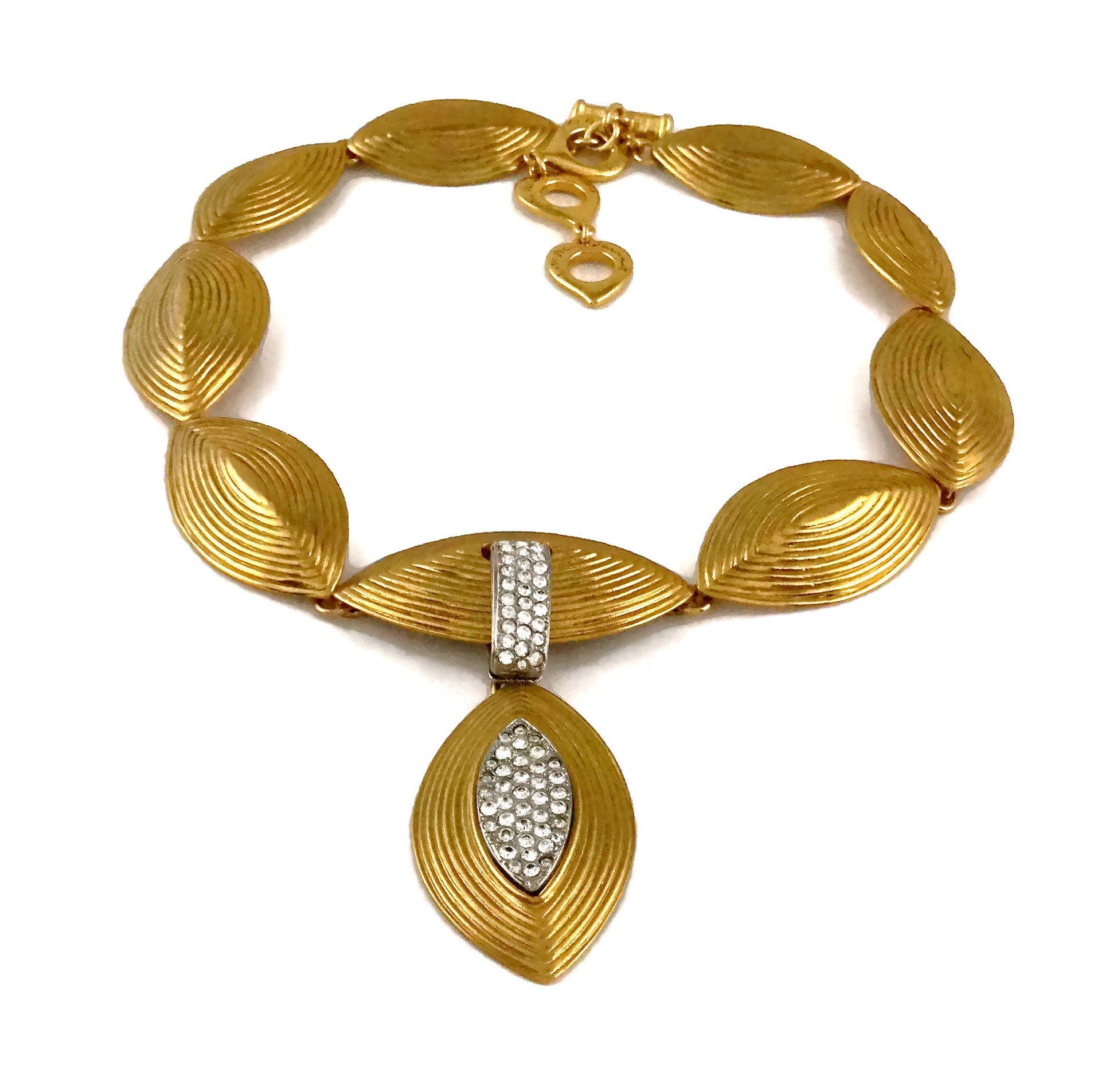 Collier Ras De Cou Tubulaire Yves Saint Laurent Vintage – Cuivre – Années 70 – Occasion