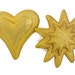 Broche étoile Vintage Édouard Rambaud - Couleur Dorée - Neuve Sans Emballage - Bijou Fantaisie Rétro