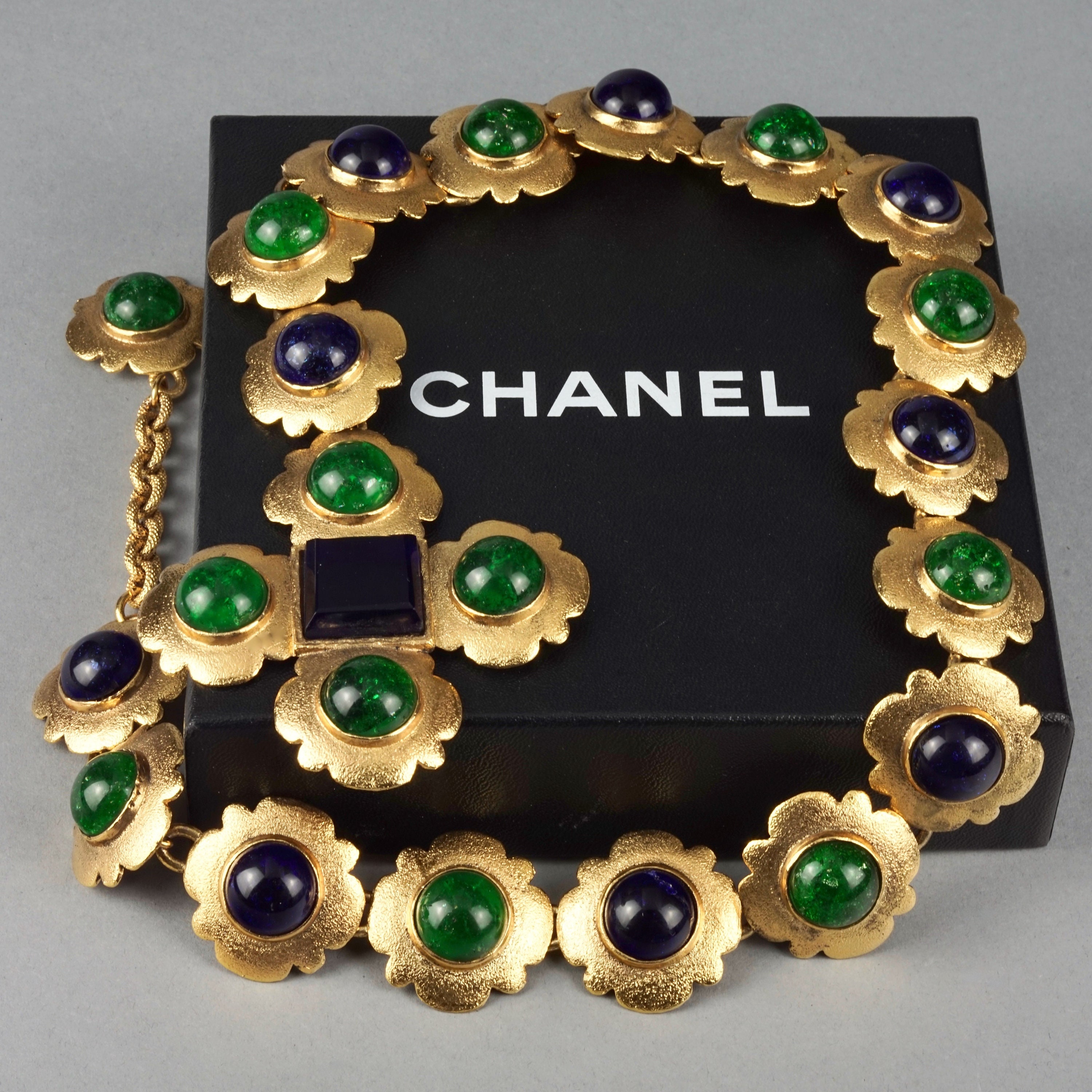 Chanel Gripoix Crystals Brooch