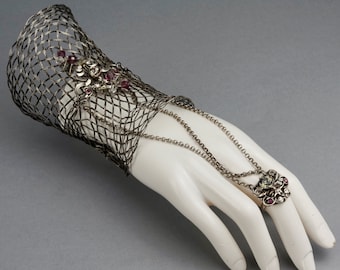 Vintage JEAN PAUL GAULTIER Tribal Ethnic Ring and Bracelet