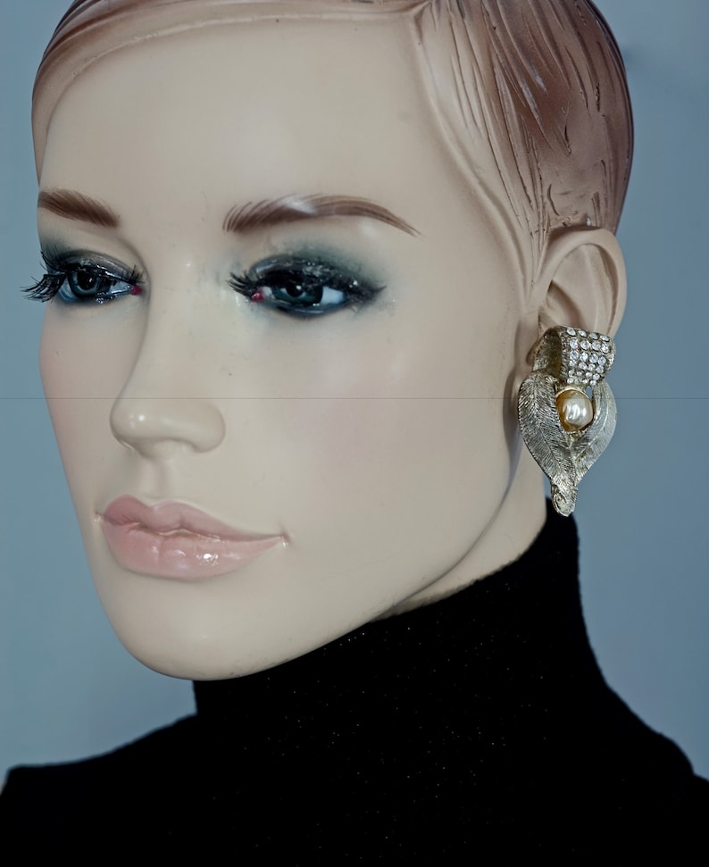 Boucles D'oreilles Vintage Claire Deve - Occasion En Bon état, Style Rétro élégant