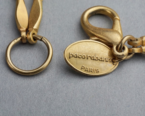 パコラバンヌ ヴィンテージ ゴールドディスク ドレス