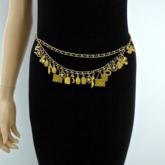 Vintage 1994 CHANEL Lucky Charm Leather 