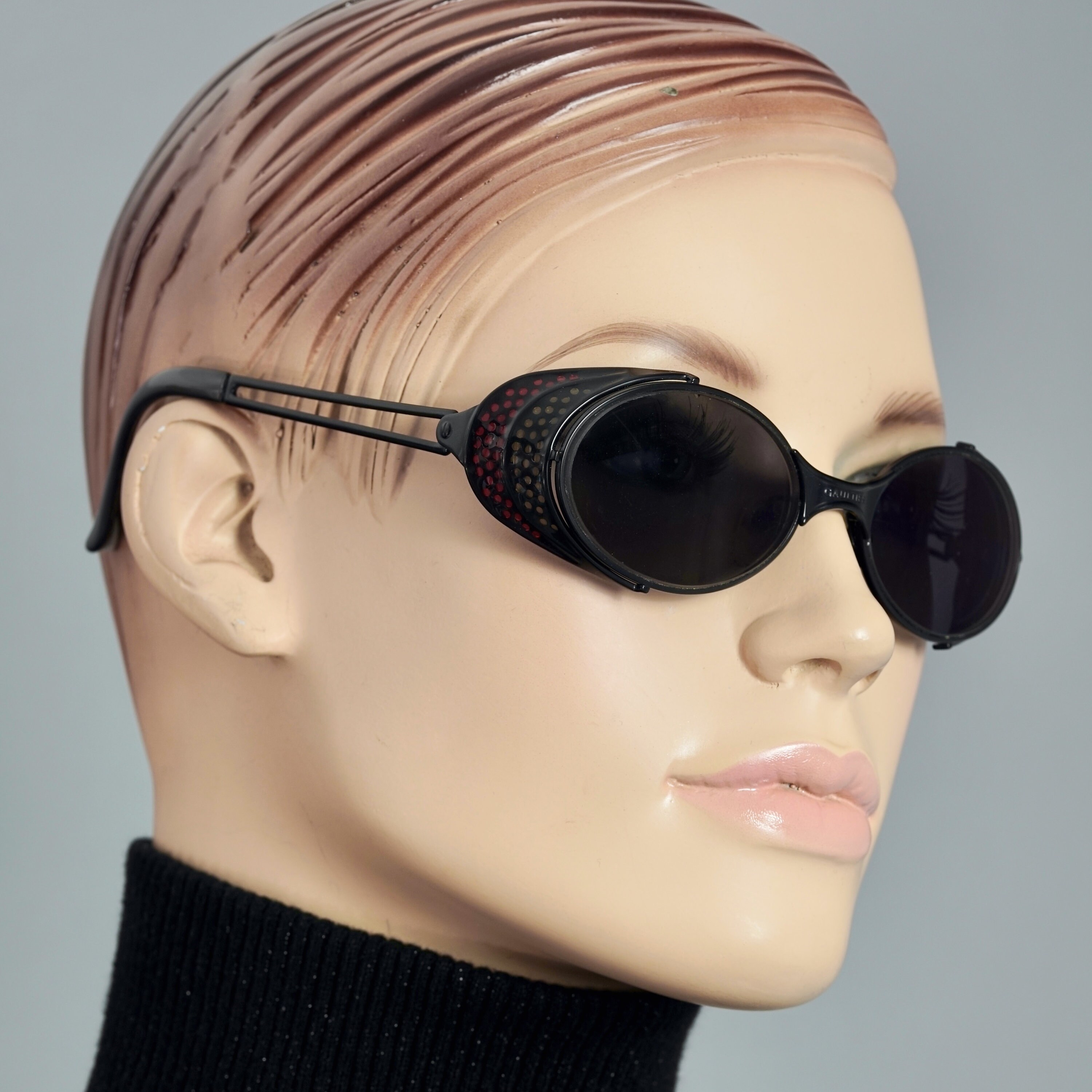 ヴィンテージ ジャンポール・ゴルチエ ロゴ ポルカドット スチーム