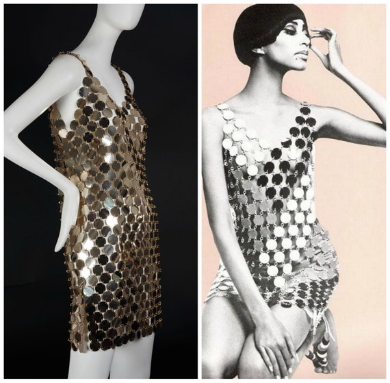 Venta > vestido metal paco rabanne > en stock