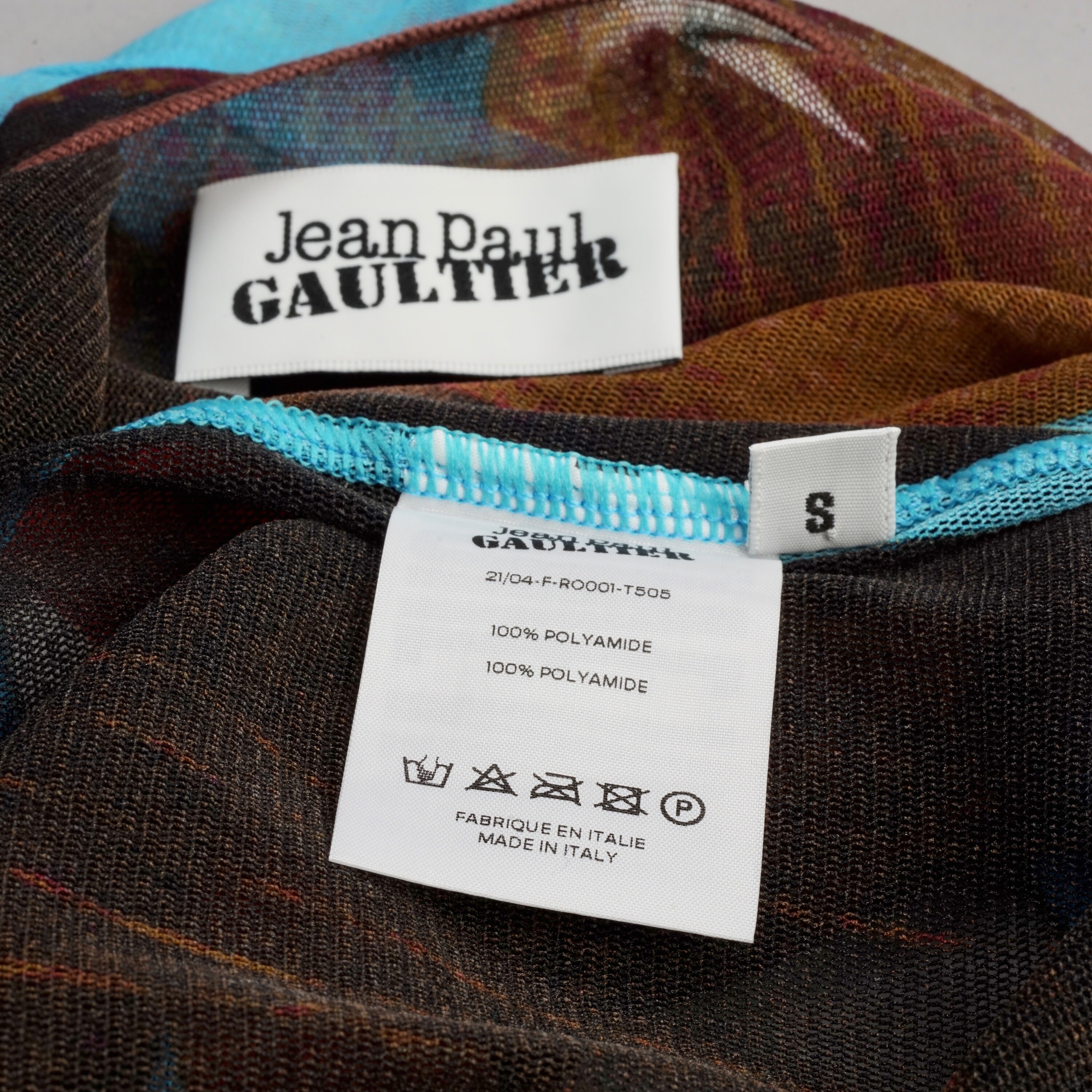 Jean Paul GAULTIERオーガンジーストライプシースルージャケット Jean Paul GAULTIERオーガンジーストライプシースルージャケット Jean