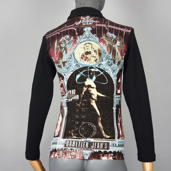 Vintage JEAN PAUL GAULTIER Novelty Collage Print Top - Etsy Vintage JEAN PAUL GAULTIER Novelty Collage Print Top - Etsy