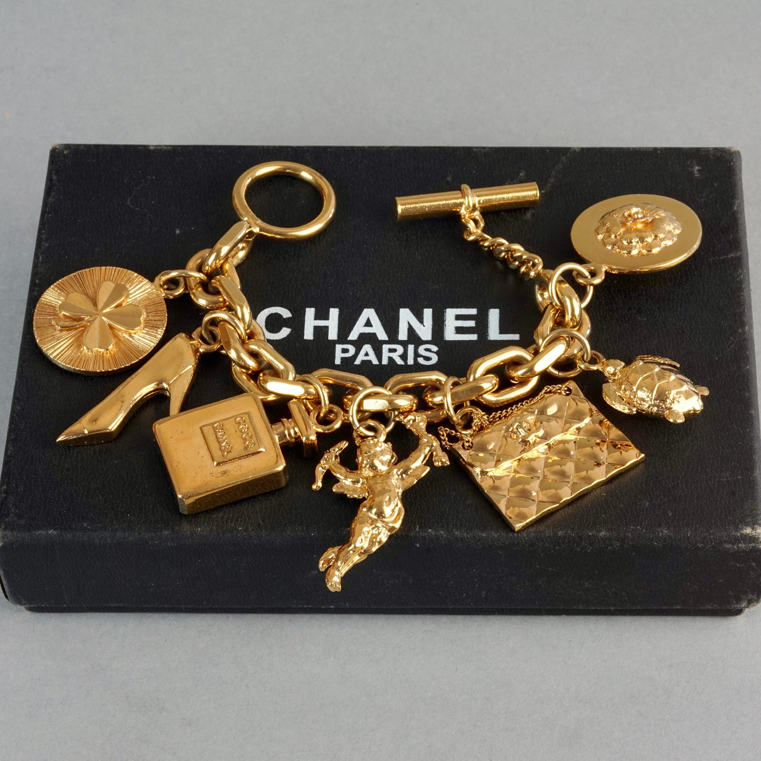 Vintage Chanel Charm Bracelet with Seal Charms – Very Vintage