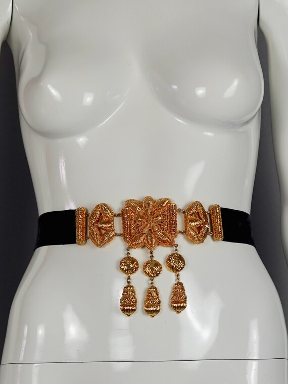 Vintage CHRISTIAN LACROIX Byzantine Opulent Choker Necklace - Etsy