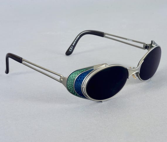ジャンポールゴルチエ　 スチームパンクサングラス ヴィンテージ ジャンポール・ゴルチエ スチームパンク ブルーグリーン