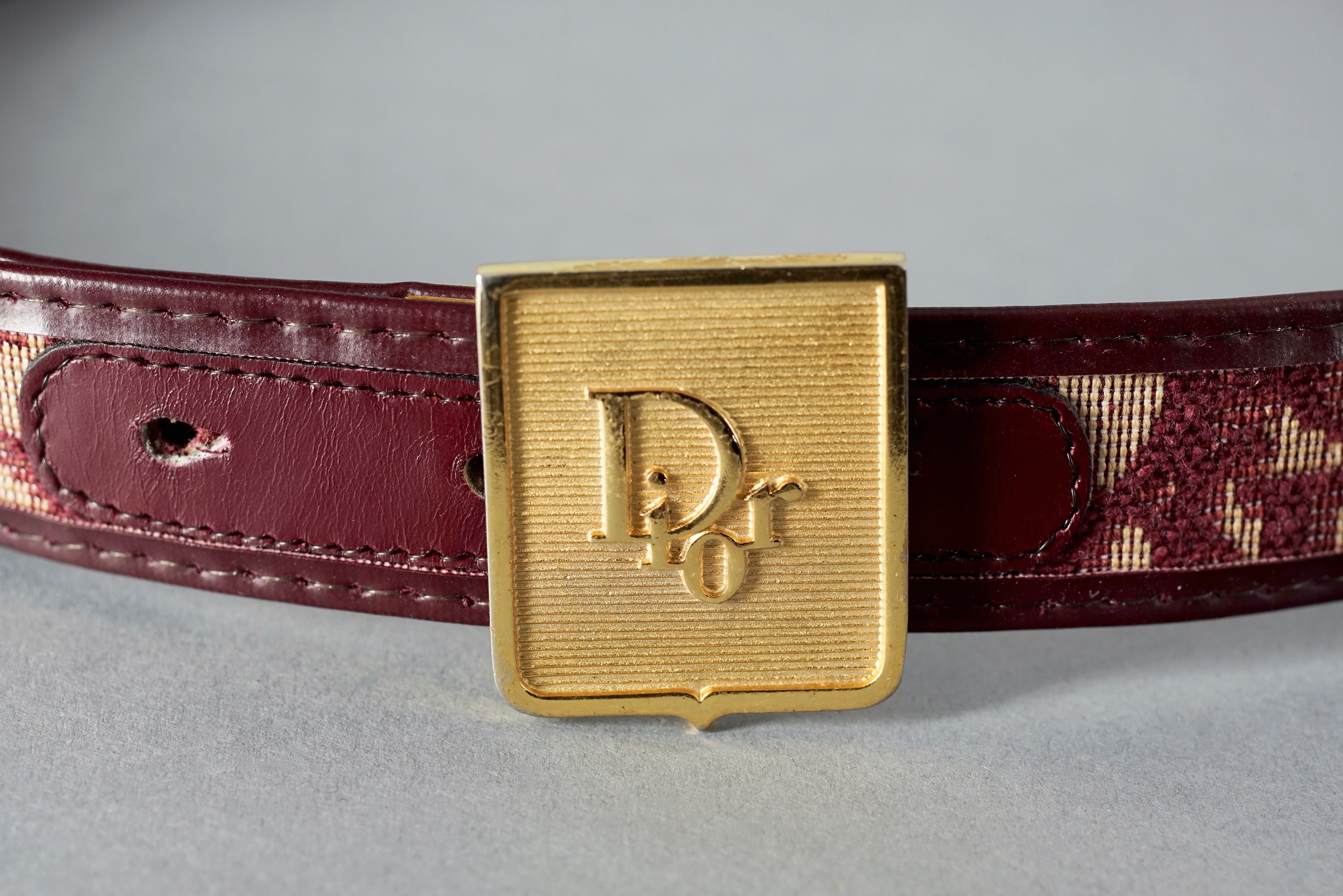 Christian Dior 2000s Rare CD Monogram Belt · INTO