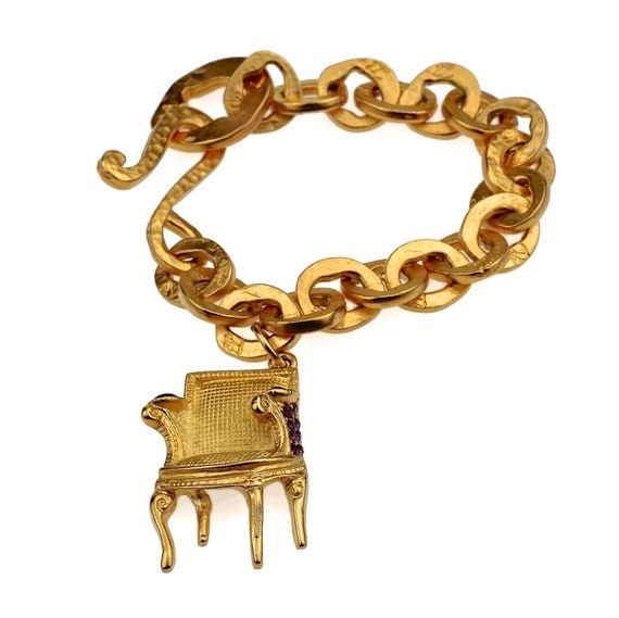 Vintage KARL LAGERFELD Louis XVI Chair Bracelet 