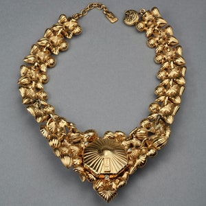 Vintage YVES SAINT LAURENT Robert Goossens Multi Jeweled Runway Necklace image 8