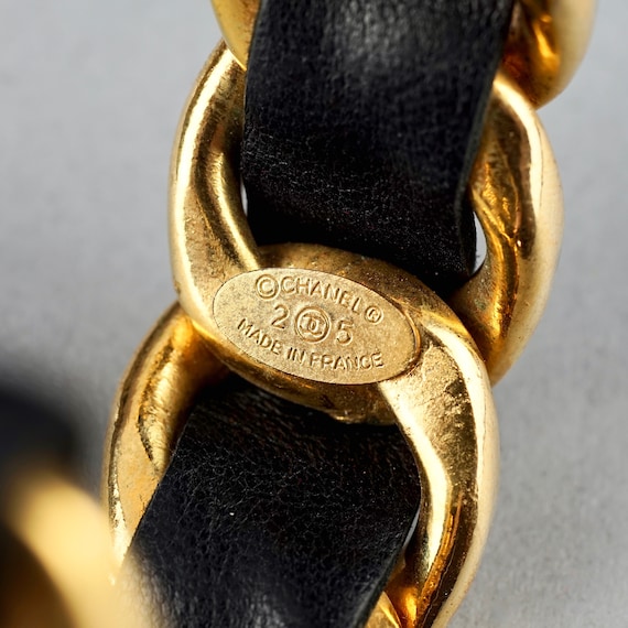 Chanel Woven Leather Chain Bangle – Recess