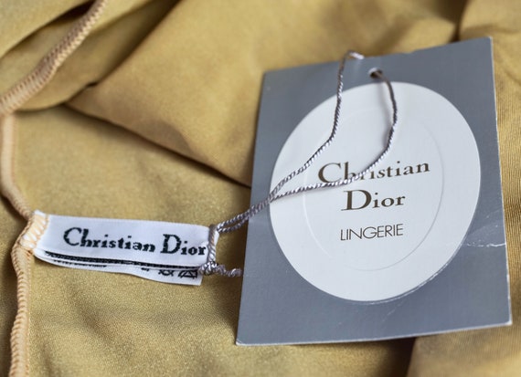 Vintage CHRISTIAN DIOR Insignia Monogram Yellow B… - image 10