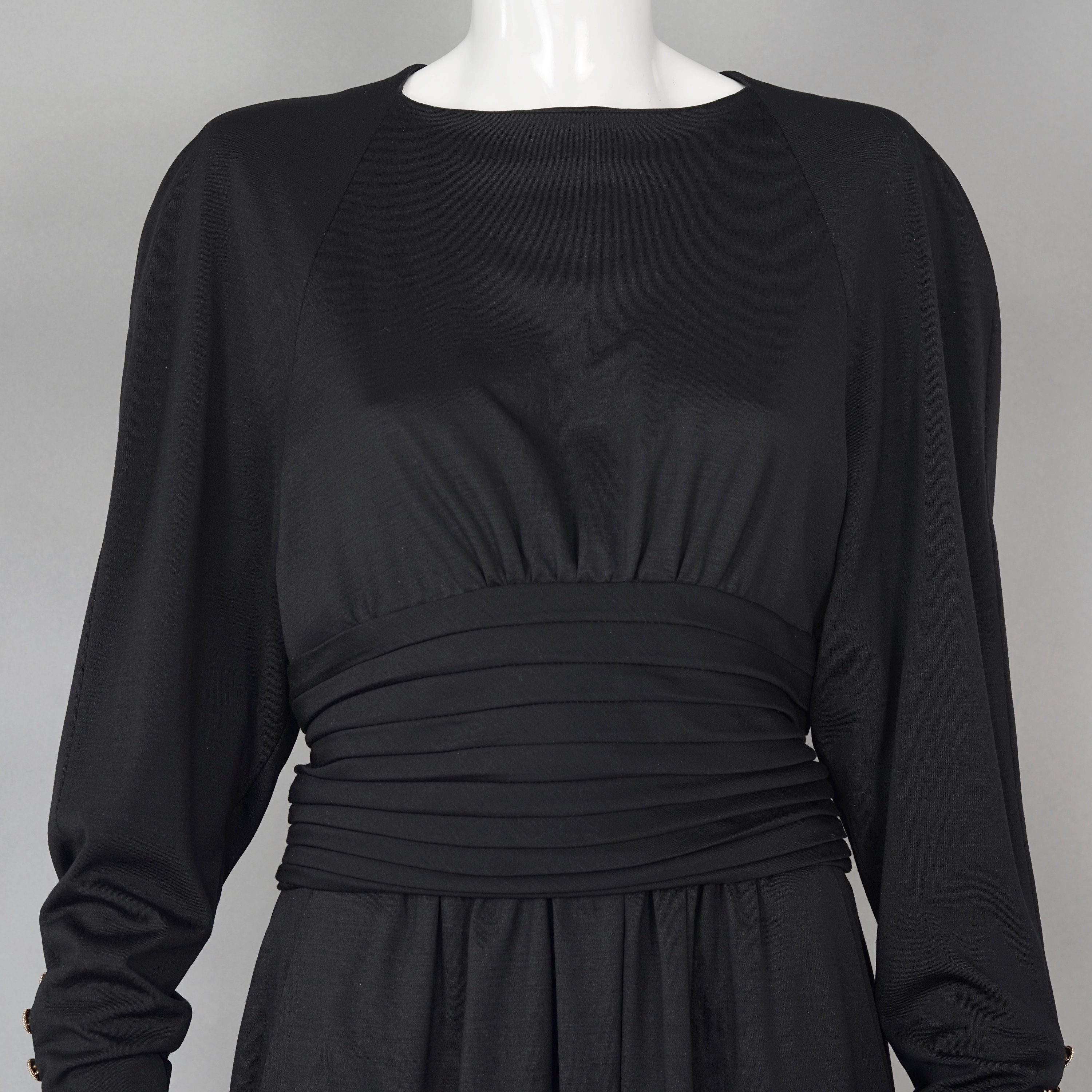 Chanel Vintage Ladies Cumberbum Chanel // Georges Silk Cumberbund – VSP Consignment main image 3