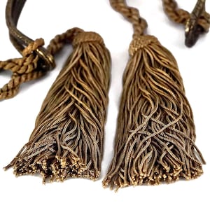 Vintage VALENTINO GARAVANI Runway Snake Tassel Choker Necklace image 8