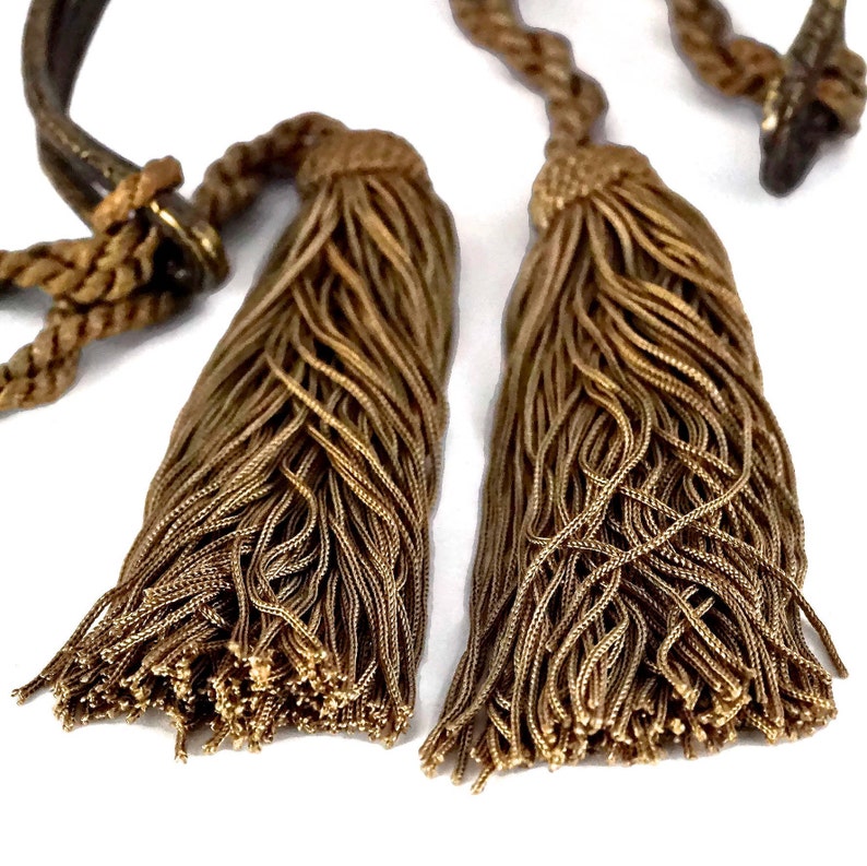 Vintage VALENTINO GARAVANI Runway Snake Tassel Choker Necklace image 8