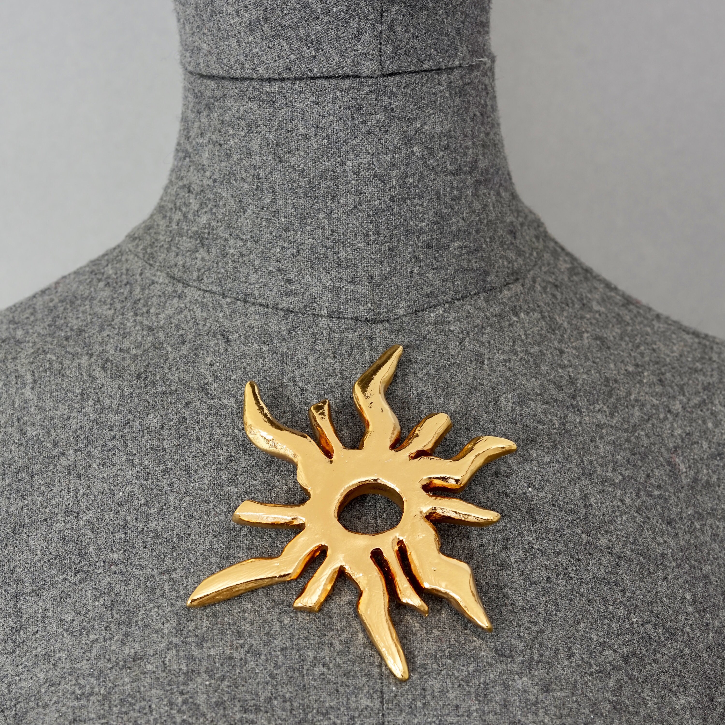 Vintage Massive CHRISTIAN LACROIX Modernist Sun Brooch - Etsy
